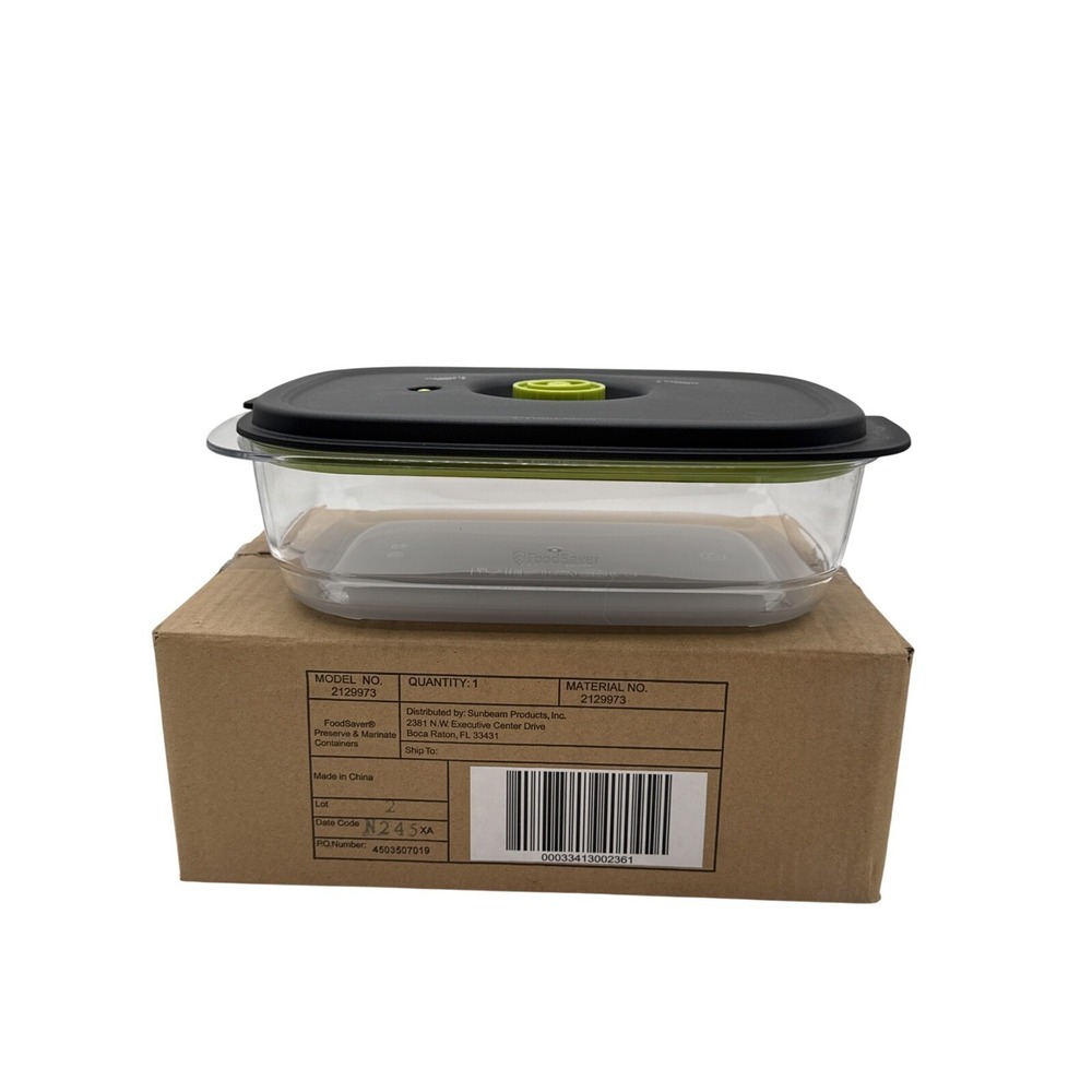 FoodSaver 2129973 Preserve & Marinate Container 10 Cup (2.3L) Large - NEW NIB